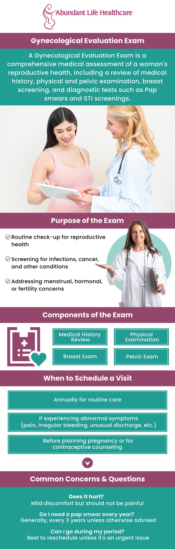 A gynecologist is experienced in identifying and managing diseases affecting the female reproductive system. They offer regular and preventative care, such as STI tests and breast examinations. At Abundant Life Healthcare, you'll be able to find a gynecologist who can see you on an ongoing basis, if you like. Dr. Marc Jean-Gilles, DO, FACOG, and his team at our clinic can see you on an urgent care basis too and will be available to you just about whenever you need them. For more information, contact us today or book an appointment online. We are conveniently located at 601A Professional Drive, Suite 370, Lawrenceville, GA 30046.