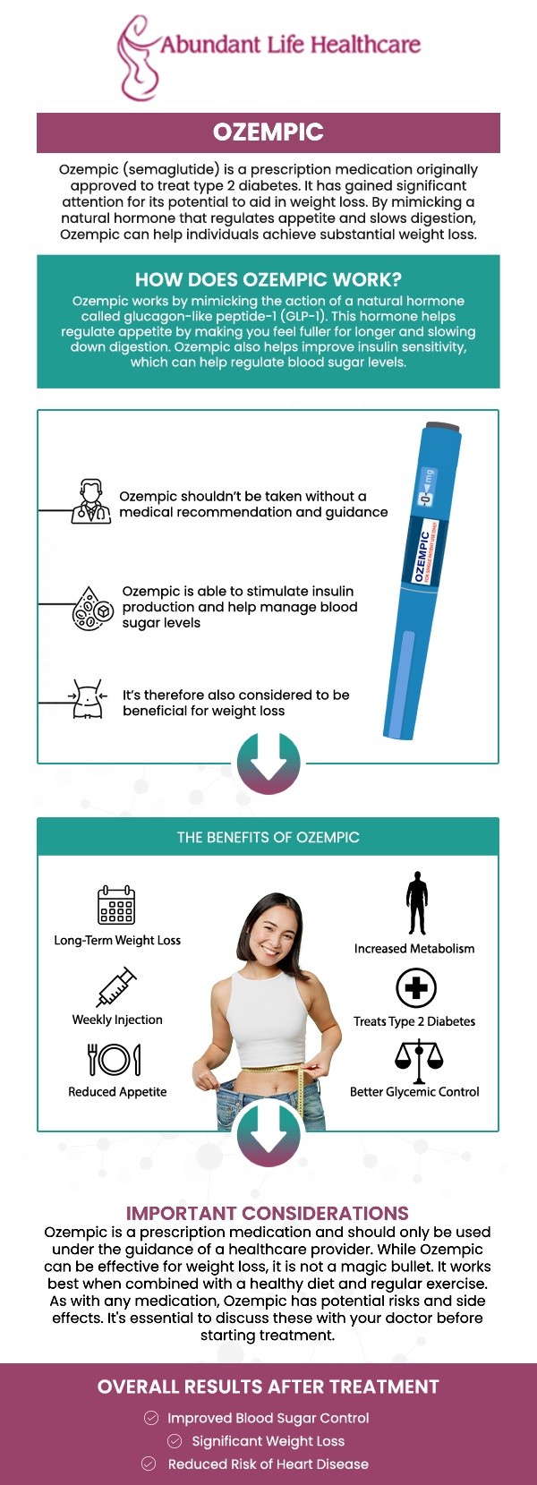Ozempic shot works by regulating your appetite and helping with weight loss, but during the first week, you may experience mild side effects like nausea or fatigue as your body adjusts. As the medication begins to take effect, you might notice a gradual reduction in hunger. For personalized guidance and support during this transition, consult Dr. Marc Jean-Gilles, DO, FACOG, who will help you navigate the process and achieve your health goals effectively. For more information, contact us today or book an appointment online. We are conveniently located at 601A Professional Drive, Suite 370, Lawrenceville, GA 30046.